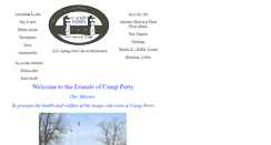 Desktop Screenshot of friendsofcampperry.org